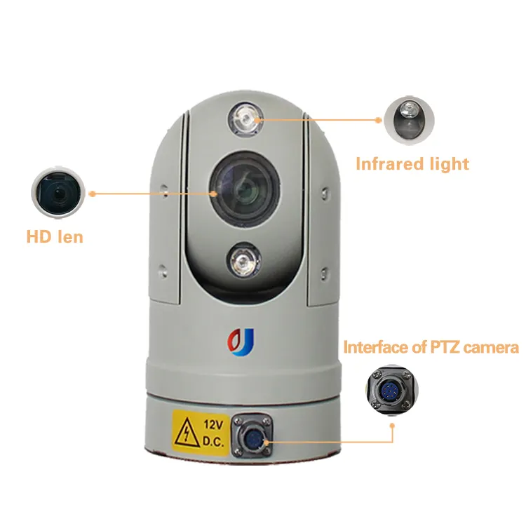 Заводская цена, автомобильная Ptz-камера малого размера для правоохранительных органов
