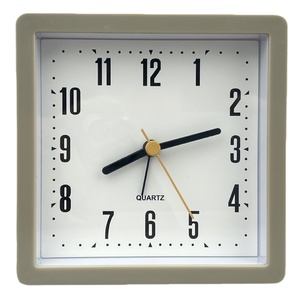 Hiện đại vuông Nhựa bàn đồng hồ báo thức kim hiển thị kỹ thuật số phong Cách bảng đồng hồ quà tặng thạch anh phong trào pin-Powered đồng hồ - Product Image 3