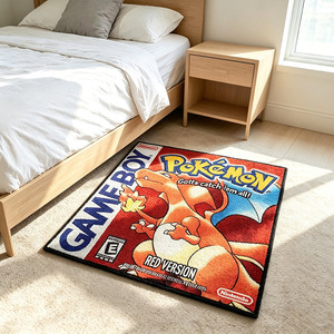 Alfombra Moderna Personalizada con Diseño de Anime, Forma Personalizada, Diseño de Oso de Dibujos Animados, Alfombra de Área con Corte Preciso, Alfombras Irregulares de Pelo Cortado - Product Image 3