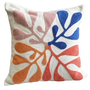 Designer Tufted Boho Cushion Cover By <b>Indian</b> Textiles H/L Handwoven Decorative <b>Throw</b> Pillow Luxury Boho Pillow Hot Selling - Product Image 1