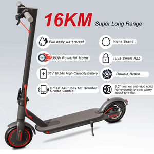 สกู๊ตเตอร์ไฟฟ้า EU Germany Stock 350W ล้อ 8.5 นิ้ว ยางตัน ควบคุมผ่านแอพ พับได้ กันน้ำ สำหรับผู้ใหญ่ - Product Image 4