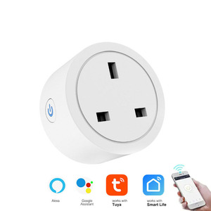 <span class=keywords><strong>Enchufe</strong></span> Inteligente WIFI Tuya, 16A, Enchufes Eléctricos Domésticos para Reino Unido, Estados Unidos y Europa, Control Remoto por Voz mediante Alexa y Google Home - Product Image 1