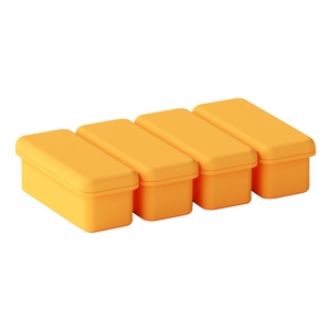 Molde de Silicona de Grado Alimenticio con 4 Cavidades para Hielo - Product Image 2