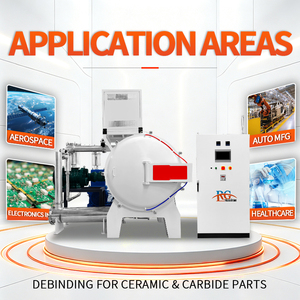 2200 ° Horno de sinterización y desgasificación al vacío con calentamiento por grafito para metalurgia de polvos <span class=keywords><strong>MIM</strong></span>/CIM - Product Image 2