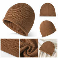 Casquette en tricot côtelé vertical rayé, résistante au vent, en acrylique doux pour la peau, idéale pour la marche, le cyclisme, les voyages et l'hiver – Offre Spéciale