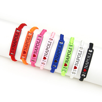 Bracelet personnalisé avec le nom du pays Honduras Mexique Sicile, bracelet en acrylique plié, bracelet en corde tressée, ensemble de bracelets, cadeau