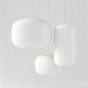 <strong>Customized</strong> Design Opal White Glass <strong>Lampshade</strong> for Home Pendant Light Use - Product Image 1