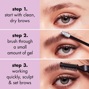 <span class=keywords><strong>Mascara</strong></span> vegan entièrement naturel et waterproof en 3 formules pour le coiffage et la fixation - Product Image 4