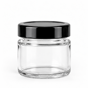 Couvercle métallique noir moderne de 58 mm à torsion profonde pour bocaux en verre, étanchéité hermétique, OEM personnalisé - Product Image 3