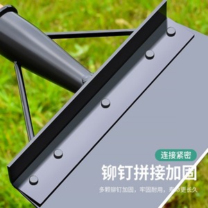 Baolian Farm Shovel Square Blade Mn Steel Hardwood Handle For Livestock Manure Cleaning - Product Image 4