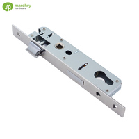 Serrure à mortaise de haute qualité, profil européen, 20 mm, profil étroit, en acier inoxydable, pour porte à cadre étroit