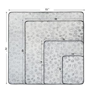 YK Großhändler <span class=keywords><strong>Super</strong></span> wasch bar wasserdicht saugfähig Haustier Training Hund Pee Pads Welpen Pads - Product Image 6