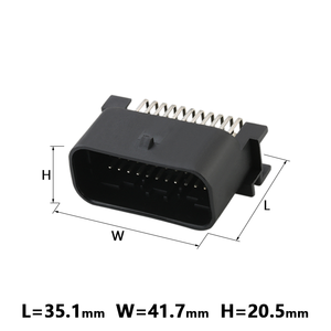 1554458-2 Автомобильный 33-контактный Жгет для печатной платы DJ7332Y-1-11 автомобильный латунный PBT разъем - Product Image 2