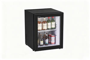 Mini Refrigerador <span class=keywords><strong>Rockstar</strong></span> de Una Puerta, Refrigerador Comercial de Exhibición, Enfriador de Champán para Habitación de <span class=keywords><strong>Hotel</strong></span>, Refrigerador Pequeño - Product Image 6