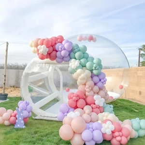 Dôme transparent en PVC 3M, tente igloo, <span class=keywords><strong>maison</strong></span> à bulles gonflable, pour l'extérieur, Noël, Nouvel An, camping, retour à l'école, Pâques, fête - Product Image 5