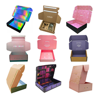 Petite boîte d'emballage pour sous-vêtements, boîte pliante en papier kraft découpée sur mesure, emballage écologique pour cadeaux et cosmétiques