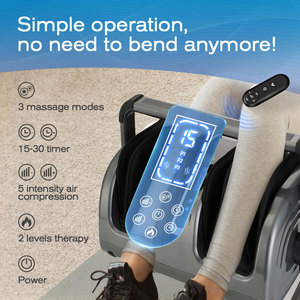 <strong>Foot</strong> Vibration Massager Pain Relief Electric Reflexology <strong>Foot</strong> <strong>Massage</strong> Machine With Heat - Product Image 6