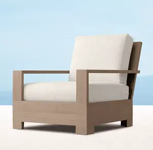 Sassanid Living Mobilier de <span class=keywords><strong>jardin</strong></span> confortable pour l'extérieur Belvederer Chaise longue en teck - Product Image 1