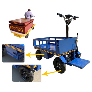 New High Efficiency Electric <b>Transport</b> Cart for Building Materials Restaurants Steel Construction 800kg Capacity 48V Battery - Product Image 5