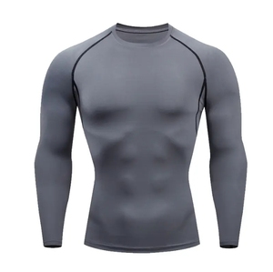 Bán buôn tùy chỉnh in Spandex Rashguard với dài tay áo Logo thăng hoa mặt trời bảo vệ thiết kế của riêng bạn MMA bánh - Product Image 6