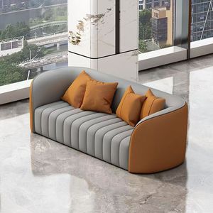 Muebles de Salón Modernos y Cómodos - Conjunto de Sofás Seccionales Tipo Chaise Longue para Sala de Estar, Salón de Uñas, Salón de Belleza, Área de Espera - Product Image 4