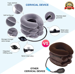 Dispositivo di Trazione Cervicale Gonfiabile Regolabile e Confortevole, Trattore per Vertebre Cervicali - Product Image 4