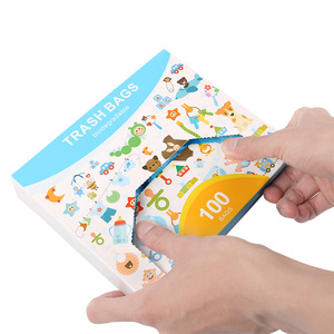 Bolsas para excremento de perros y gatos compostables a prueba de fugas, fáciles de atar y ecológicas, con asas. - Product Image 4