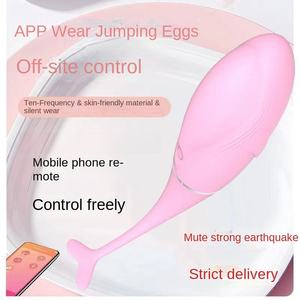 ऐप महिलाओं के डॉल्फिन ड्रीम वाइब्रेटर, बुद्धिमान रिमोट कंट्रोल शोषण के साथ एक स्टाइलिश डिल्डो - Product Image 2