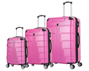 Fábrica de bagagem de viagem 2023, 3 peças abs conjunto de malas de viagem