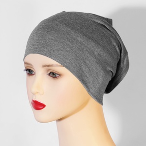 <span class=keywords><strong>Bonnet</strong></span> Jacquard Couleur Unie Anti-Boulochage Anti-Décoloration 48-50cm <span class=keywords><strong>Femme</strong></span> Élastique Respirant Pur Coton Coton Mercerisé - Product Image 5