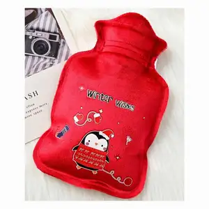 Bag Plush Cover With Hand Warmer Rubber Animals Factory Wholesale Reusable Bottles 150Ml Covers Promotional 2 Hot Water Bottle