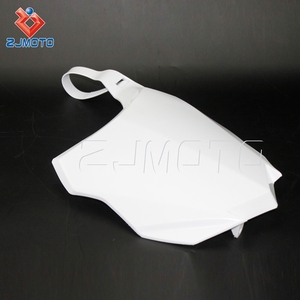 Plaque d'immatriculation avant noire Dirt Bike blanche 2314150002 pour <span class=keywords><strong>Kawasaki</strong></span> KX250F <span class=keywords><strong>KX450F</strong></span> - Product Image 4