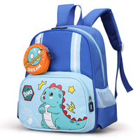 Ensemble de 3 sacs d'école personnalisés avec logo pour enfants, sac à dos pas cher pour garçons et filles avec boîte à lunch et trousse à crayons, vente en gros OEM