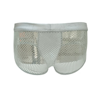 Sous-vêtements pour hommes en maille, nouvelle conception personnalisée, boxers courts, séchage rapide, fins, sans couture, antibactériens, sexy, dentelle unie, écologiques, respirants