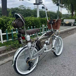 4OEM 20 pollici <span class=keywords><strong>Lowrider</strong></span> 7 Speed Bike Cruiser bici da spiaggia retrò - Product Image 2