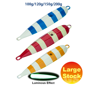 Guosong Luminous Lead Jigging Metal Long Casting Big Game Pesca Calamar Falda <span class=keywords><strong>Madai</strong></span> - Product Image 3