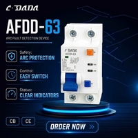 Dispositifs de détection de court-circuit de haute qualité CDADA AFDD-63 32A 30mA Fuite 230V 6kA Prix usine Chine