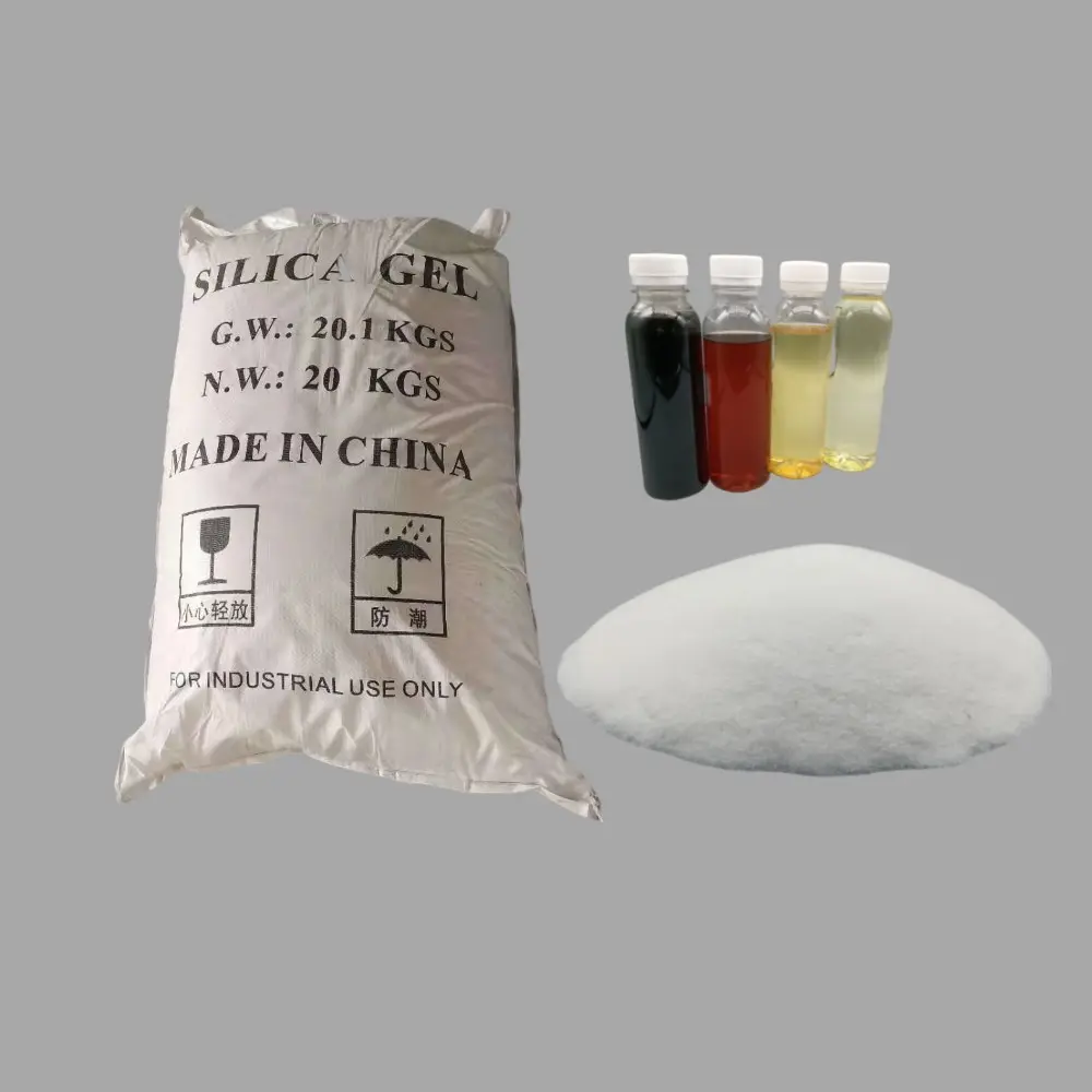 waste black oil recycling chemical c type silica gel for oil bleaching