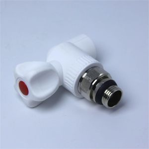 Acier inoxydable blanc de haute qualité de valve d'angle de <span class=keywords><strong>radiateur</strong></span> de garnitures de tuyau de PPR - Product Image 4