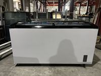 Congelador Horizontal de Una Sola Temperatura con Enfriamiento Directo y Tapa de Vidrio para Helados