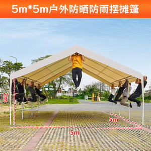 Gran oferta, tienda de refrigeración para publicidad comercial, cobertizo de estacionamiento <span class=keywords><strong>con</strong></span> marco de acero para negocios al aire libre, 3x3 doble para charlar de ocio de verano - Product Image 3