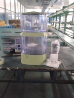 Pichet purificateur d'eau par gravité domestique 24L, charbon actif vert, conditionneur (purificateur d'eau) de table avec 7 étapes