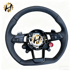 Volant entièrement LED en fibre de carbone pour <span class=keywords><strong>Audi</strong></span> A3 A4 B9 A5 Rs3 Rs4 Rs5 S3 S4 S5 S6 S7 Rs6 Rs7 B8 5 B8 R8 Ttrs Tts <span class=keywords><strong>Tt</strong></span> Q3 - Product Image 2