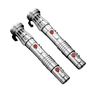 Vente en gros de sabre laser <span class=keywords><strong>Darth</strong></span> <span class=keywords><strong>Maul</strong></span> sabre laser avec sabre oscillant lisse Neo Pixel sabre laser Cosplay à l'exclusion de la lame - Product Image 1