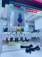 Machine de jeu japonaise attrayante, machine de jeu de grue japonaise, machine de jeu de prix à gagner, machine de jeu de cadeaux à vendre
