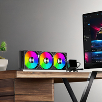ZeroMaster 360mm ARGB LED boîtier de PC de jeu vente chaude refroidisseur de liquide connecteur 4 broches dissipateur thermique d'ordinateur pour les ventilateurs de refroidissement en gros