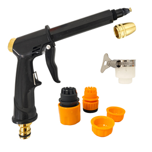 Pistola de Lavado a Presión Ajustable con Diferentes Patrones de Chorro, Boquilla para Manguera de Riego de Jardín, Aspersor, Kit Universal para Lavado de Autos - Product Image 2