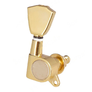 Hot <span class=keywords><strong>Sale</strong></span> Gold 6 In Line Rechter Hand Tuning Toetsen Pinnen Machine Heads Set Gitaartuners Voor Lp-Stijl Elektrische Gitaaronderdelen - Product Image 2