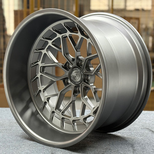 ล้อฟอร์จ XINLAI แบบสั่งทำพิเศษ สีเงิน ลายตาข่าย 2 ชิ้น ขนาด 18-20 นิ้ว สำหรับ Nissan 370Z, Infiniti Q50 และ Lexus IS300 - Product Image 2