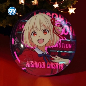 พวงกุญแจของขวัญสองมิติของสินค้าอะนิเมะ Lycoris ป้ายสะท้อนแสง Chisato nishikigi takina inoue - Product Image 3